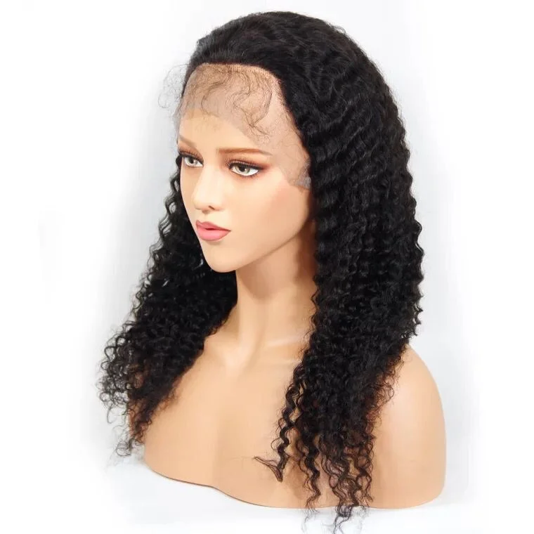 Deep Wave Full Lace Wig Human Hair with Baby Hair Online Sale SurpriseHair