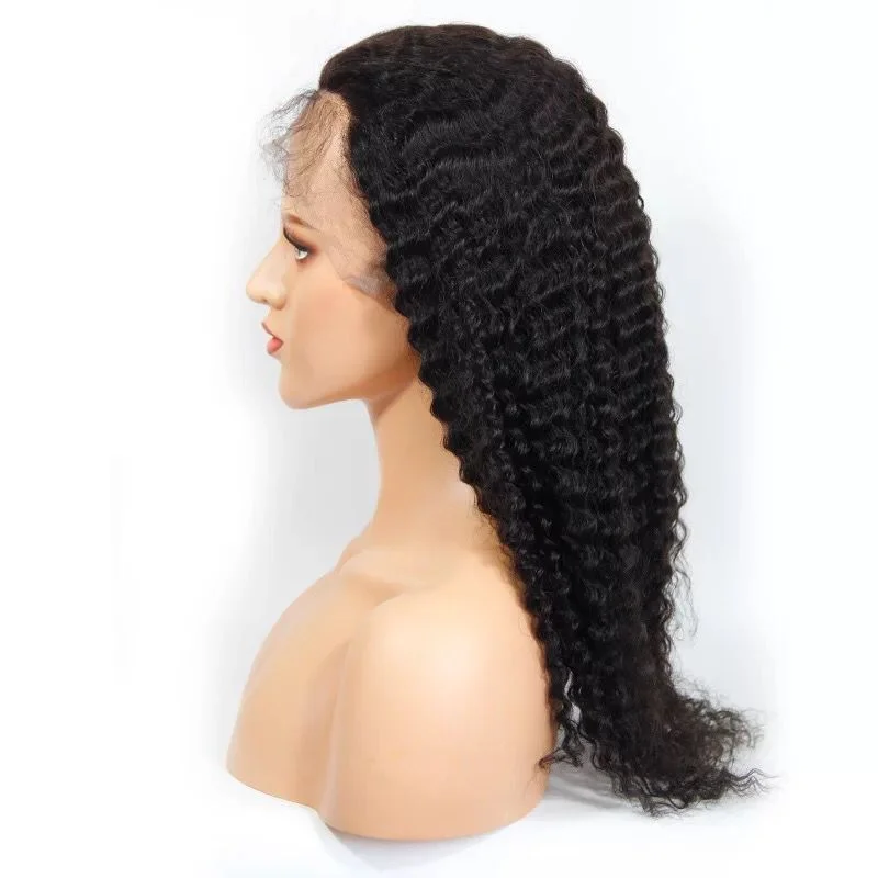 Deep Wave Full Lace Wig Human Hair with Baby Hair Online Sale SurpriseHair