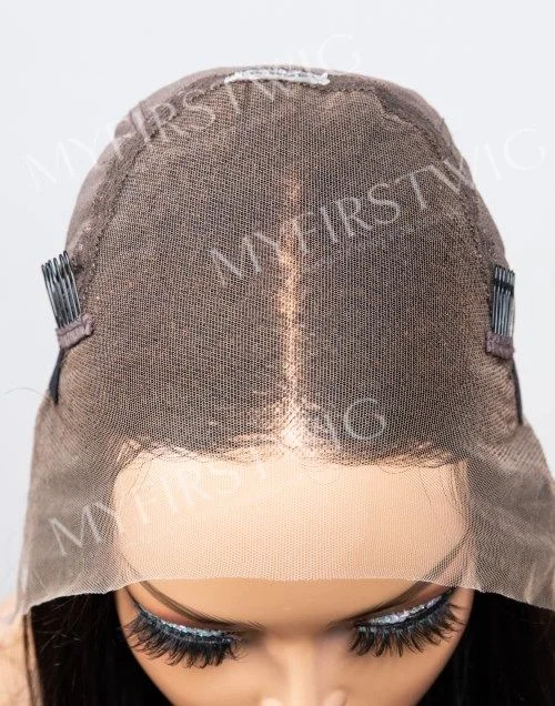 Full Lace Wig Side Part Bob Wig Glueless Human Hair Wig -LM001