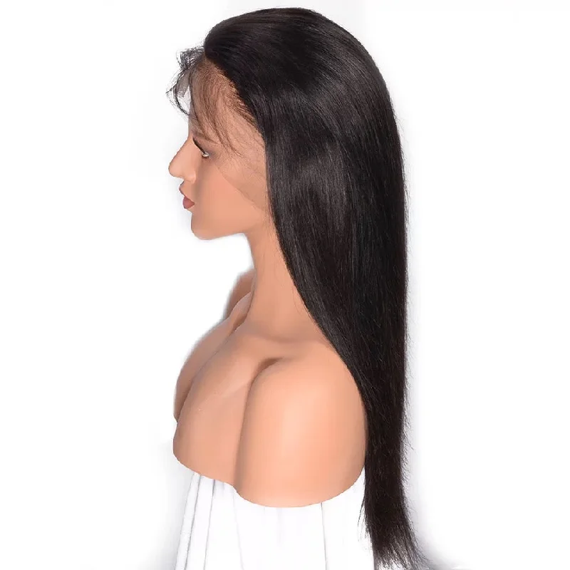 Top Quality Full Lace Wig Human hair Straight with Baby Hair SurpriseHair