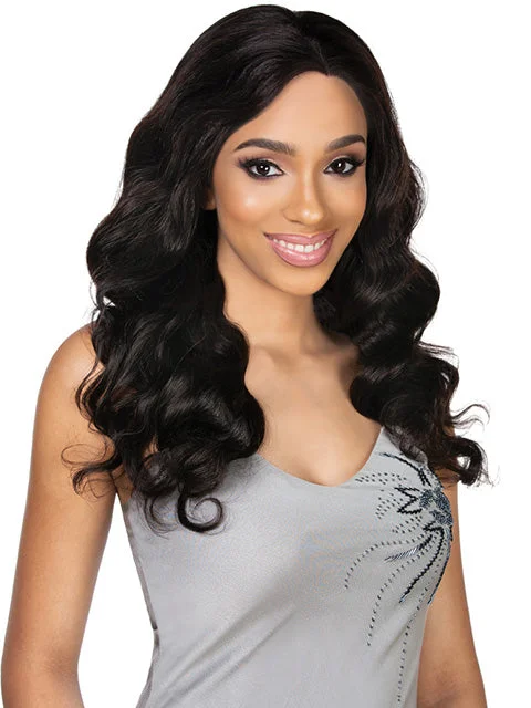 Harlem 125 100% Human Hair Brazilian Natural Lace Front Wig 25"" - BL031