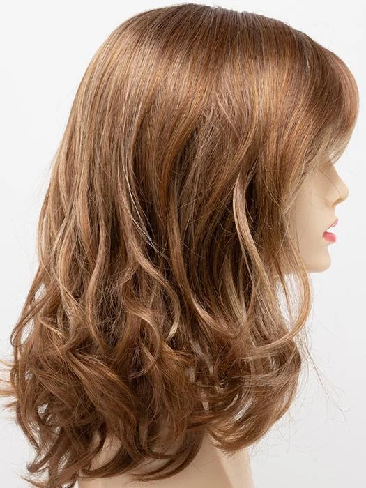 CREAMED COFFEE | Medium Brown roots and base with Cinnamon and Golden Blonde highlights