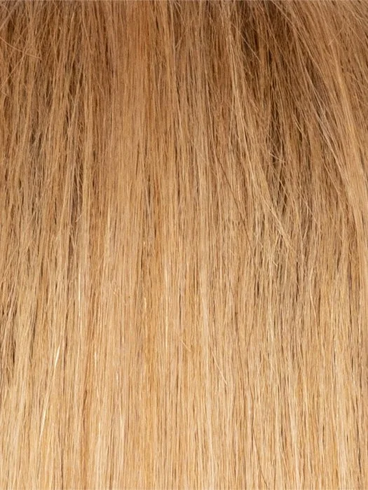 SANDY-BLOND-R | Dark Blonde Root with shades of Cream, Honey, Ash and Toffee throughout