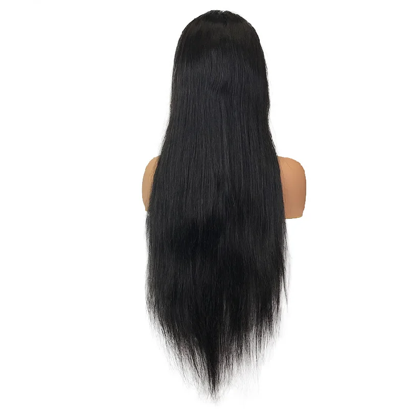 Transparent 8A/7A Malaysian Straight Lace Frontal Human Hair Wig