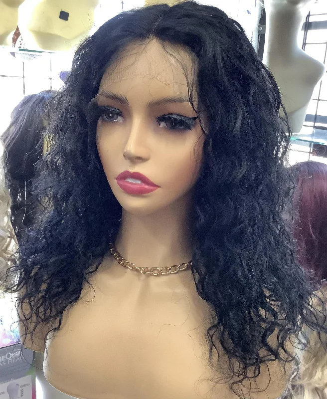 HD LACE HUMAN HAIR DEEP PART SPANISH WAVE WIG- ZOE 20”