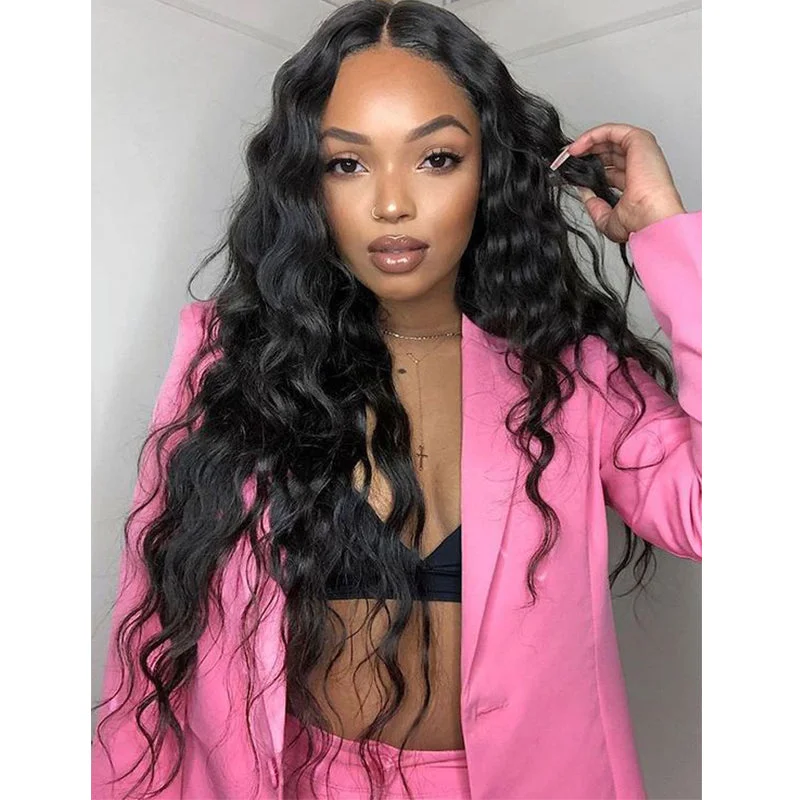 Human Hair HD Lace Front Wig Loose Wave 13x6 *NEW* CLEAR LACE & CLEAN HAIRLINE