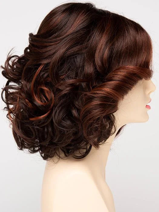 CHOCOLATE CHERRY | Dark Brown roots with overall Medium Brown base with Deep Red highlights