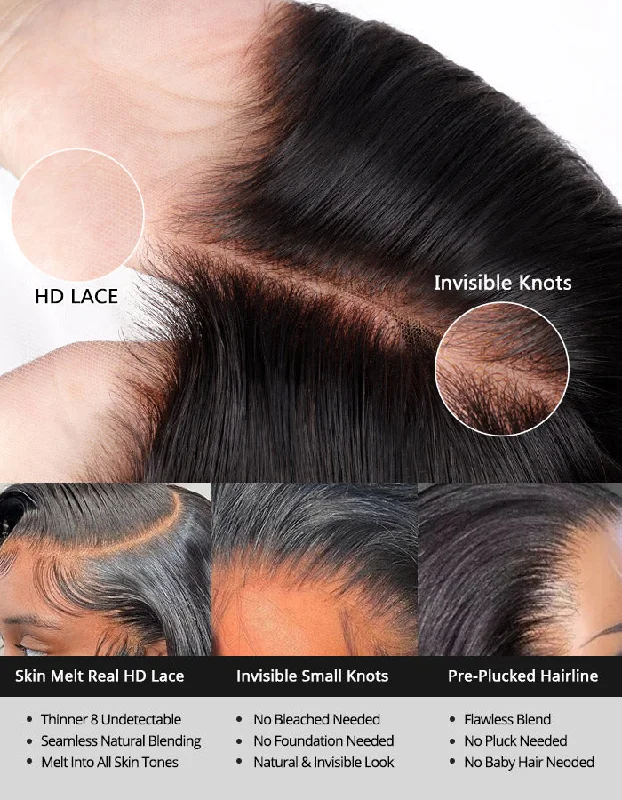 Ishow PartingMax Ready To Wear Deep Wave Wigs PPB™ 7x6 HD Lace Closure Wigs 100% Human Hair Wig