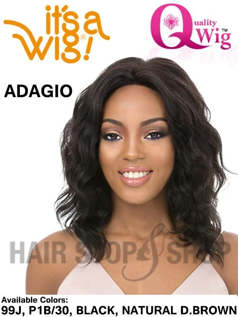 Its A Wig 100% Remi Human Hair Full Lace Wig - ADAGIO