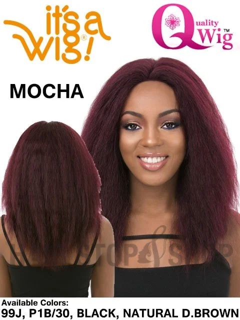 Its A Wig 100% Remi Human Hair Full Lace Wig - MOCHA