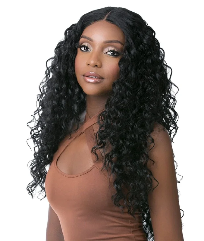 It's A Wig 5G True Hd Human Hair Premium Mix Lace Wig - Deep Wave 28""