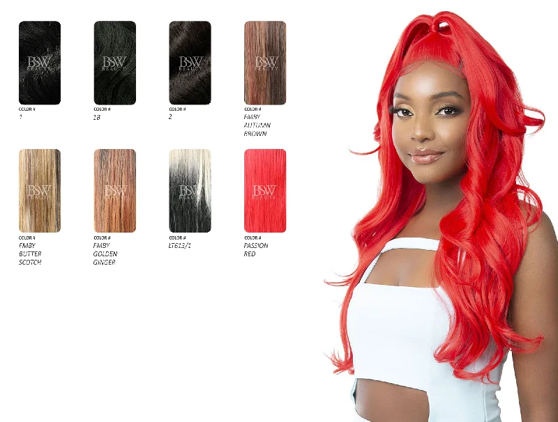 NUTIQUE ILLUZE SYNTHETIC HAIR HD LACE WIG - BODY 26""