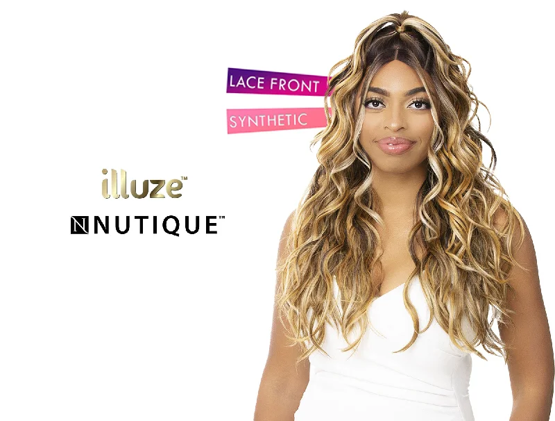 NUTIQUE ILLUZE SYNTHETIC HAIR HD LACE WIG - LOOSE WAVE 27""