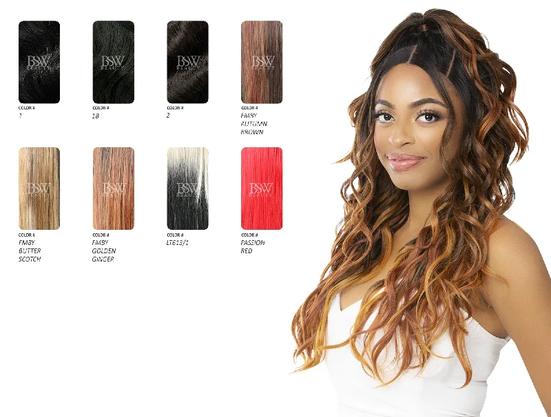 NUTIQUE ILLUZE SYNTHETIC HAIR HD LACE WIG - LOOSE WAVE 27""