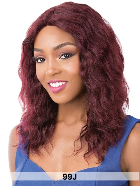 Its A Wig Salon Remi Human Hair Wet N Wavy Swiss Lace Front Wig - PACIFIC WAVE