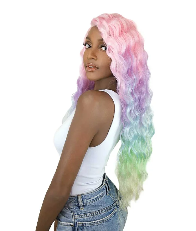 It'S A Wig Unicorn Color Lace Wig - Sun Dance