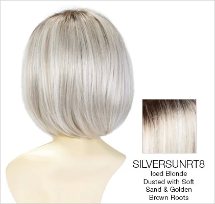 SILVERSUNRT8 | Iced Blonde Dusted with Soft Sand & Golden Brown Roots