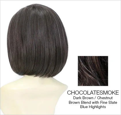 CHOCOLATE SMOKE | Dark Brown/Chestnut Brown Blend with Fine Slate Blue Highlights