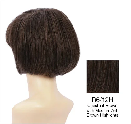 R6/12H | Chestnut Brown w/ Medium Ash Brown Highlights