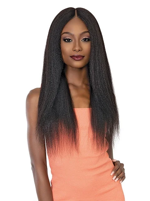 Janet Collection 100% Remy Human Hair Deep Part HD Lace Wig - PERM YAKY *SALE