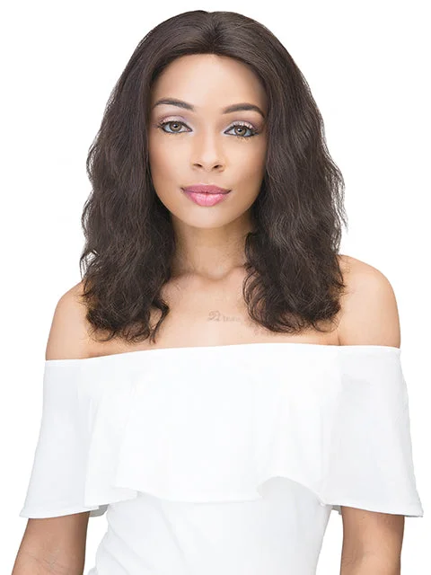 Janet Collection Natural Virgin Remy Human Hair 360 Lace Wig - NATURAL 18""  *SALE