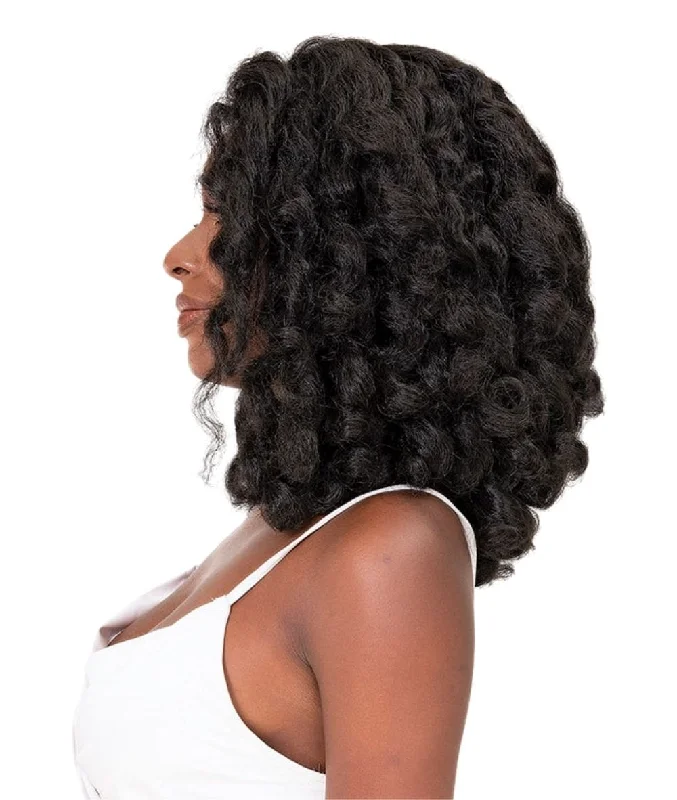 Janet Natural Me 100% Premium Fiber Lace Wig - Amani