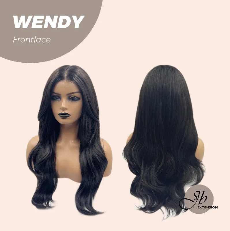 [PRE-ORDER] JBEXTENSION 25 Inches Curly Dark Brown Pre-Cut Frontlace Glueless Wig WENDY