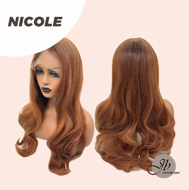 JBextension 26 Inches Copper Curly Frontlace Glueless Wig NICOLE