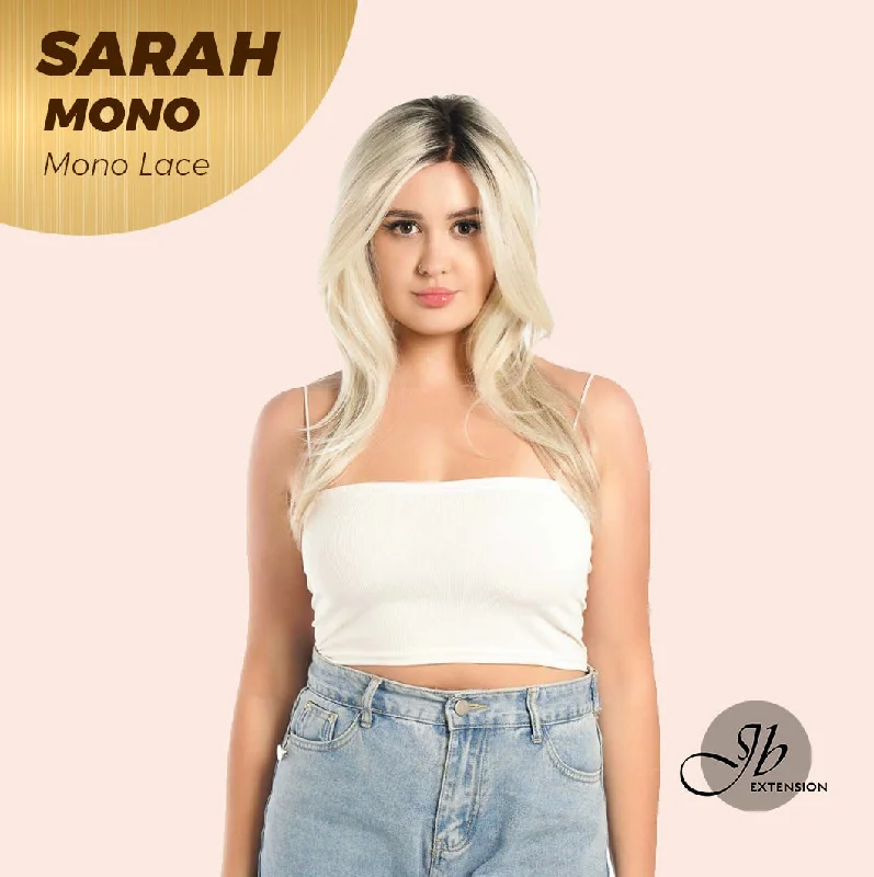 [PRE-ORDER] JBEXTENSION SARAH MONO Full Monofilament Wig 22 Inches Blonde Color Full Mono Lace Glueless Wig SARAH MONO