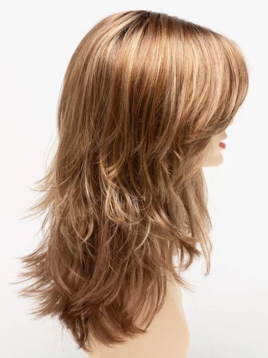 CREAMED COFFEE | Medium Brown roots and base with Cinnamon and Golden Blonde highlights