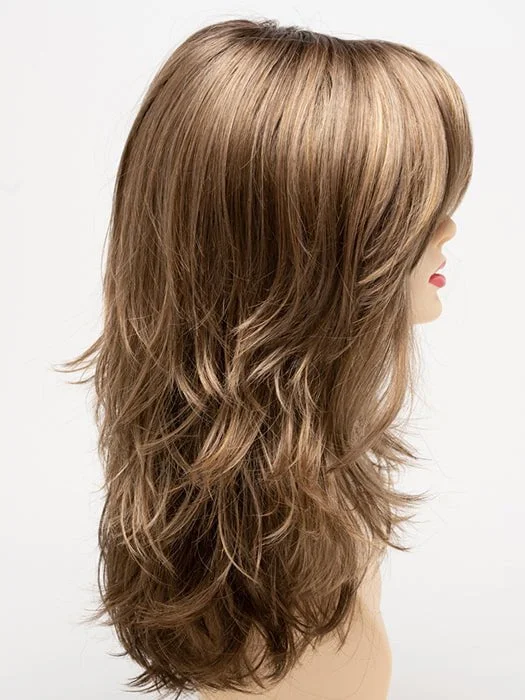 TOASTED SESAME | Medium Brown roots with overall Warm Cinnamon base and Golden Blonde highlights