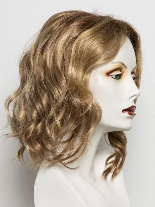 14/26S10 | Light Gold Blonde and Medium Red-Gold Blonde Blend, Shaded with Light Brown