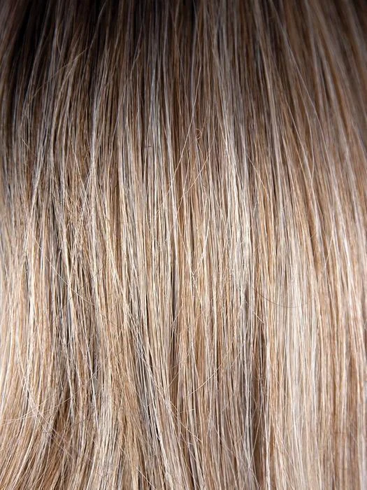 MELTED MARSHMALLOW | Subtly warm dark sandy blonde blend with medium brown roots and light ash blonde tips and highlights