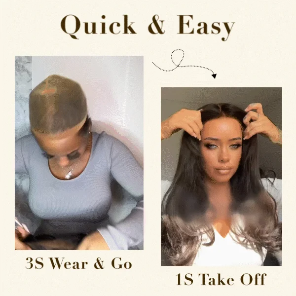 Msnaturally Mary Alwaysameera Recommend Junoda Air Wig Pre-Cut Lace Curly Human Hair Wigs Glueless Wear & Go Quick Hairstyle