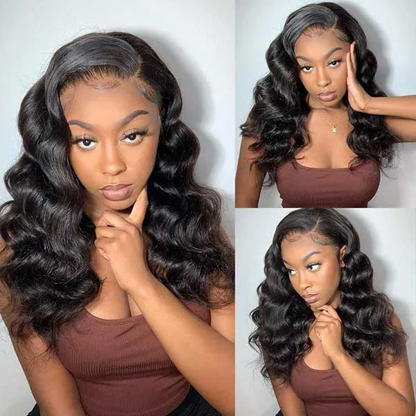 Junoda Loose Deep Wave 4x4 5x5 6x6 Lace Closure Wig Premade Human Hair Wigs