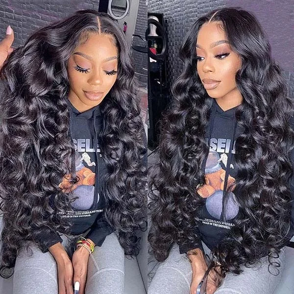 Junoda Pre Plucked Loose Deep Wave Wear & Go Pre-Cut Lace Glueless Wig Beginner Friendly