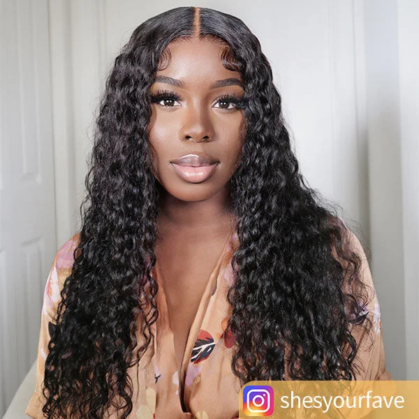 Gina Jyneen Recommend Junoda Wig Deep Wave HD Lace Frontal Human Hair Wigs Prepluck Brazilian Virgin Hair