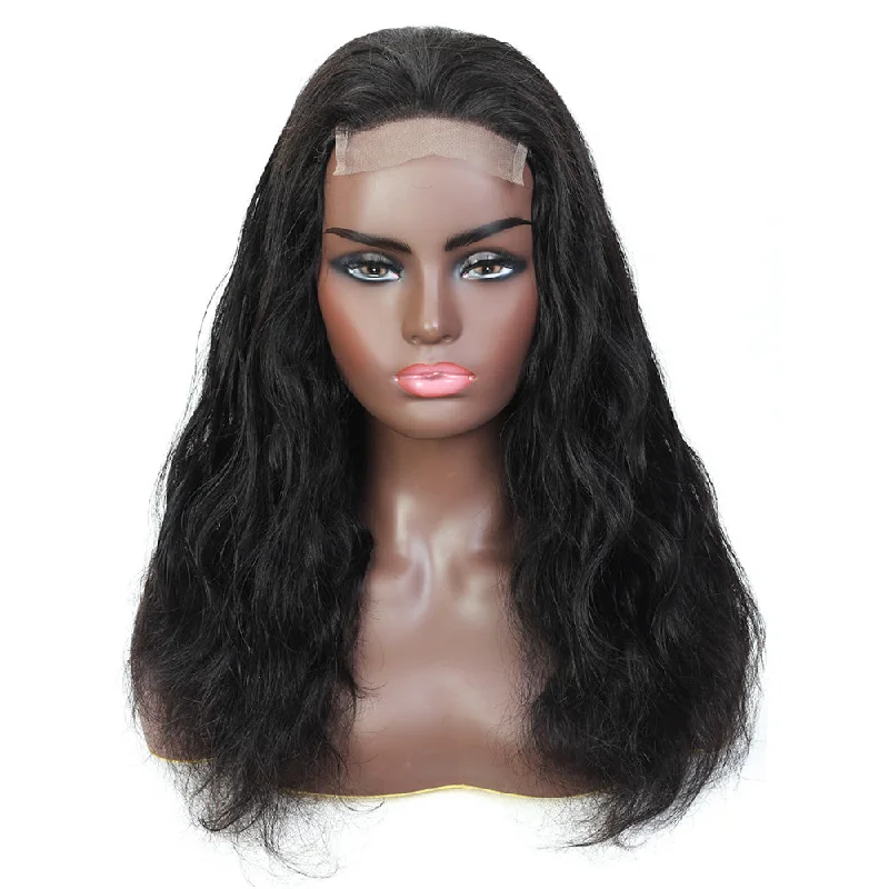 Kayla Body Wave Human Hair Lace Closure Wig Natural Black