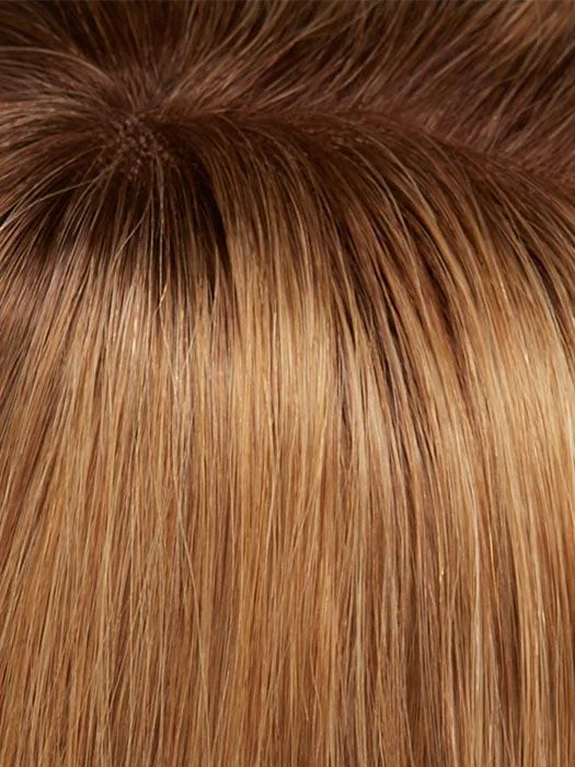 14/26S10 | Light Gold Blonde and Medium Red-Gold Blonde Blend, Shaded with Light Brown