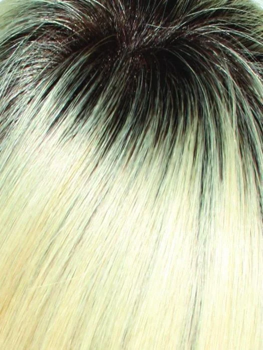 613/102S8 | Pale Natural Gold Blonde and Pale Platinum Blonde Blend, Shaded with Medium Brown