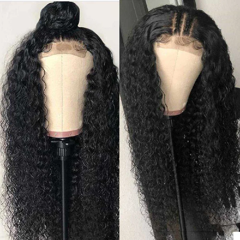 Sdamey Kinky Curly Lace Closure Wig 4x4/5x5 Lace Closure Human Hair Wigs