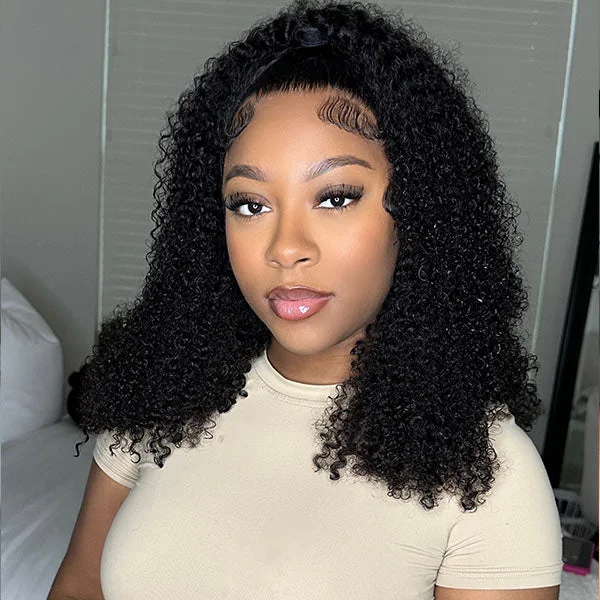 Kinky Curly 4C Edges Lace Frontal Wig Pink Danielle Glow Princesss Recommend Mongolian Virgin Human Hair Glueless Wigs Flash Deal