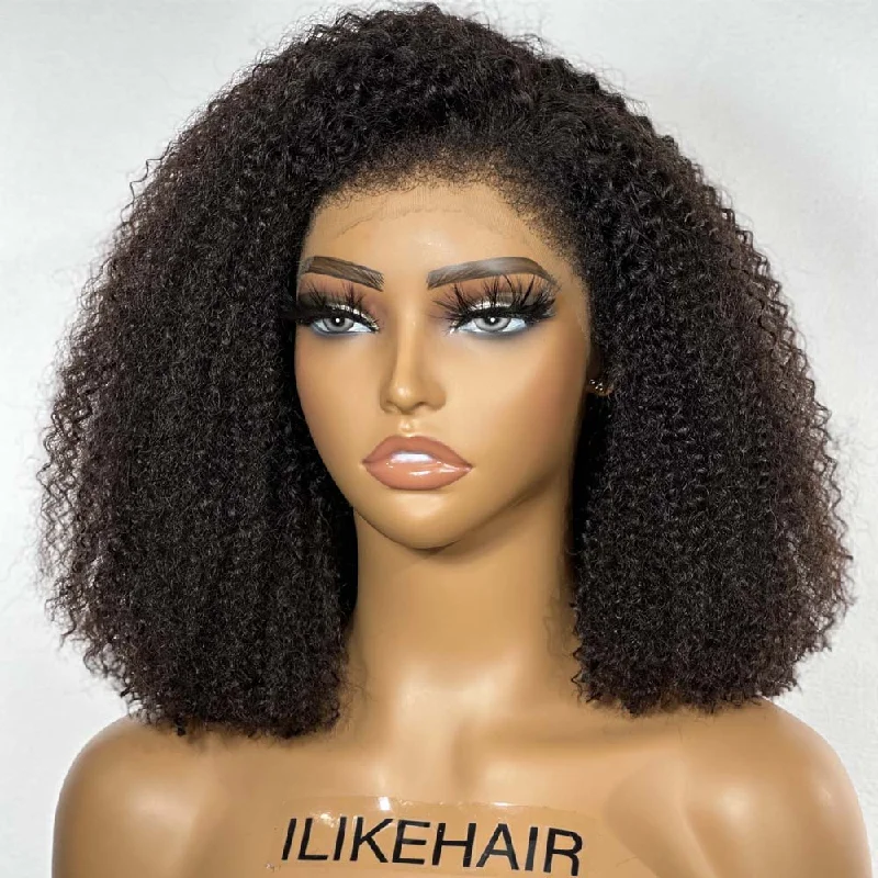 Kinky Edges HD Lace Frontal Afro Kinky Coily Wig ILIKEHAIR