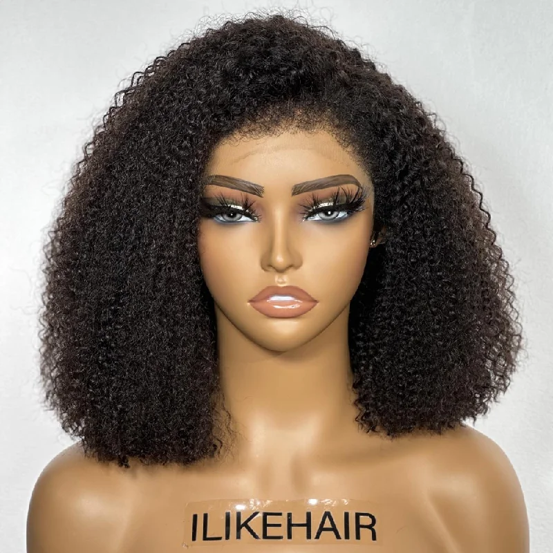 Kinky Edges HD Lace Frontal Afro Kinky Coily Wig ILIKEHAIR