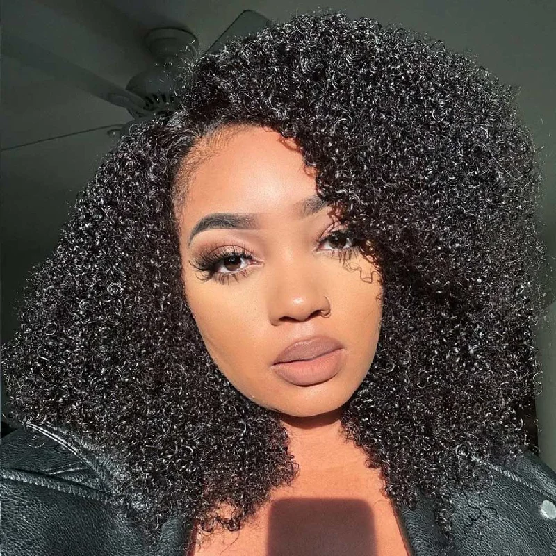 Kinky Edges HD Lace Frontal Afro Kinky Coily Wig ILIKEHAIR