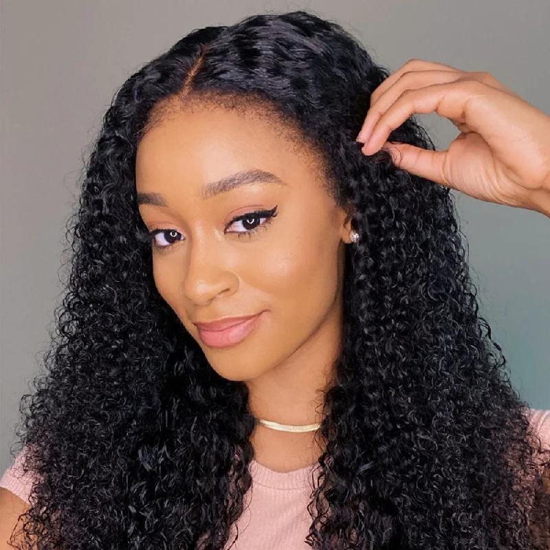 Kinky Edges HD Lace Frontal Ventilated Curly Wig