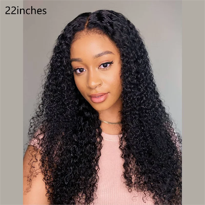 Kinky Edges HD Lace Frontal Ventilated Curly Wig