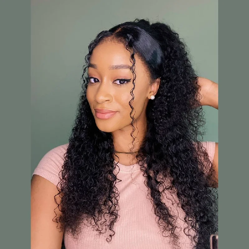 Kinky Edges HD Lace Frontal Ventilated Curly Wig