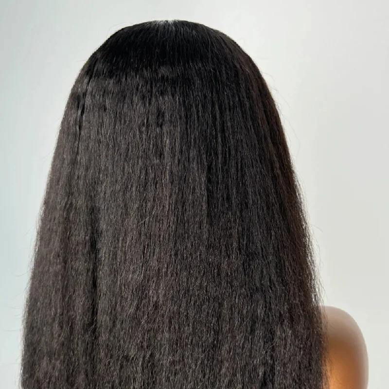 KINKY STRAIGHT LACE CLOSURE WIG