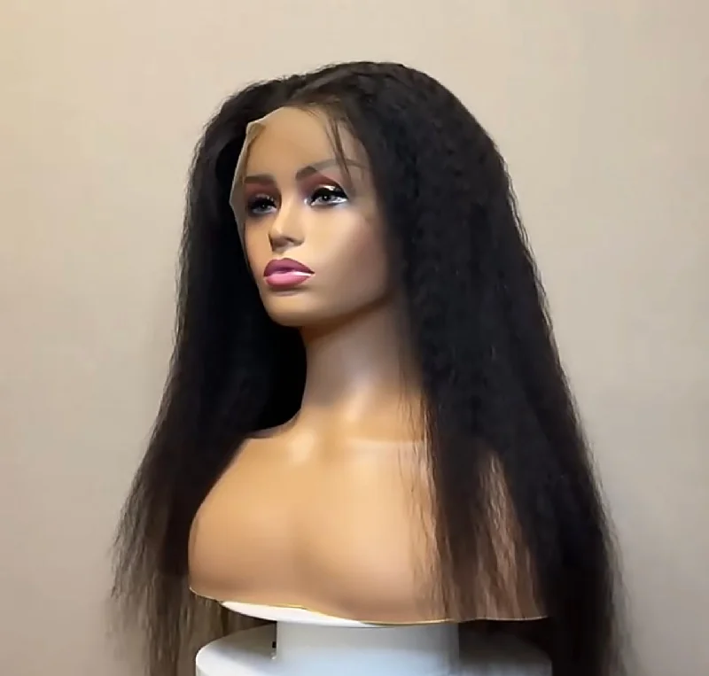 Kinky Straight Lace Front Wig